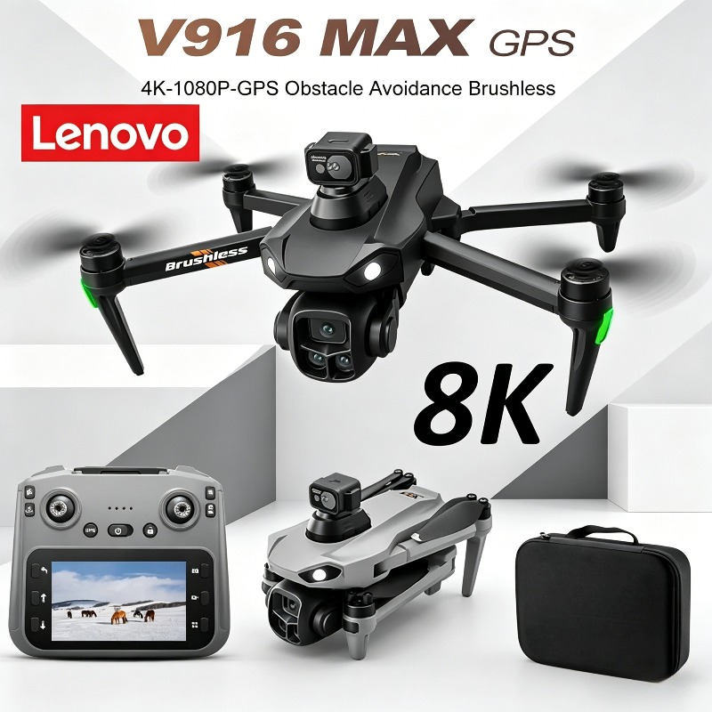 Drone Photogrammetry - Drone Professionale Lenovo V916MAX 8K HD