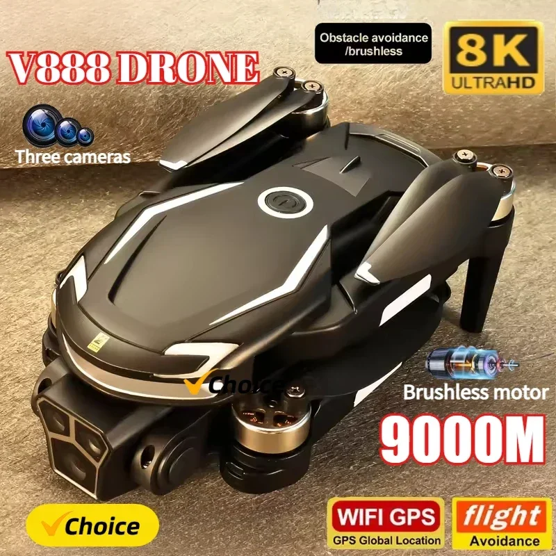 Drone Surveying - Nuovo Drone V888 8K GPS con