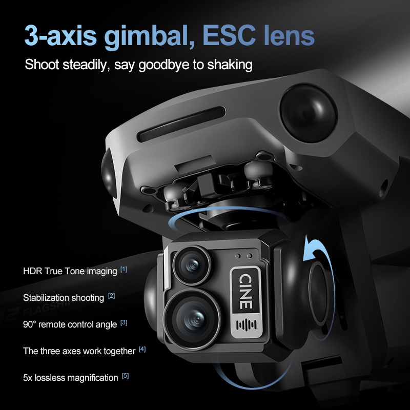 Drone RC con Gimbal a 3 Assi 8 - Drone Lidar recensione e prezzo