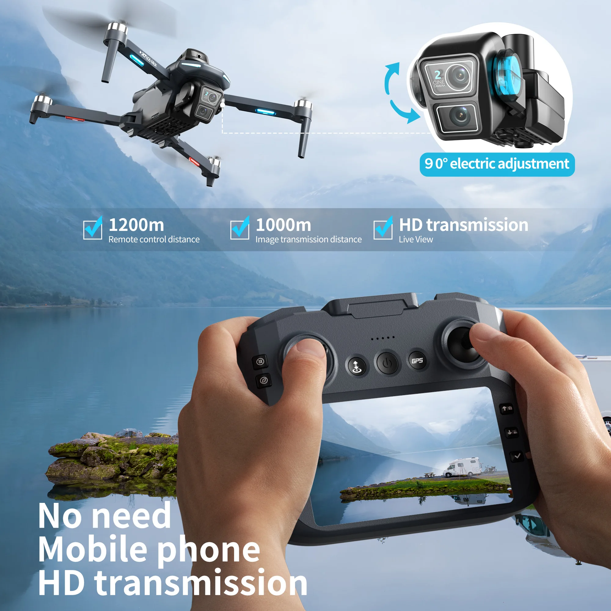 Drone Professionale Lenovo XT6 - Drone Surveying recensione e prezzo