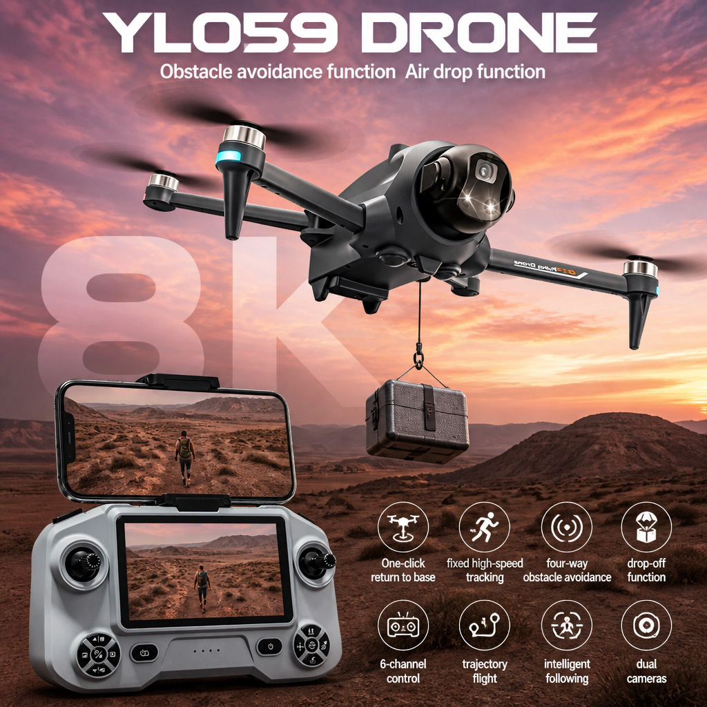 NUOVO Drone YL059 con GPS, Rit - Drone Surveying recensione e prezzo