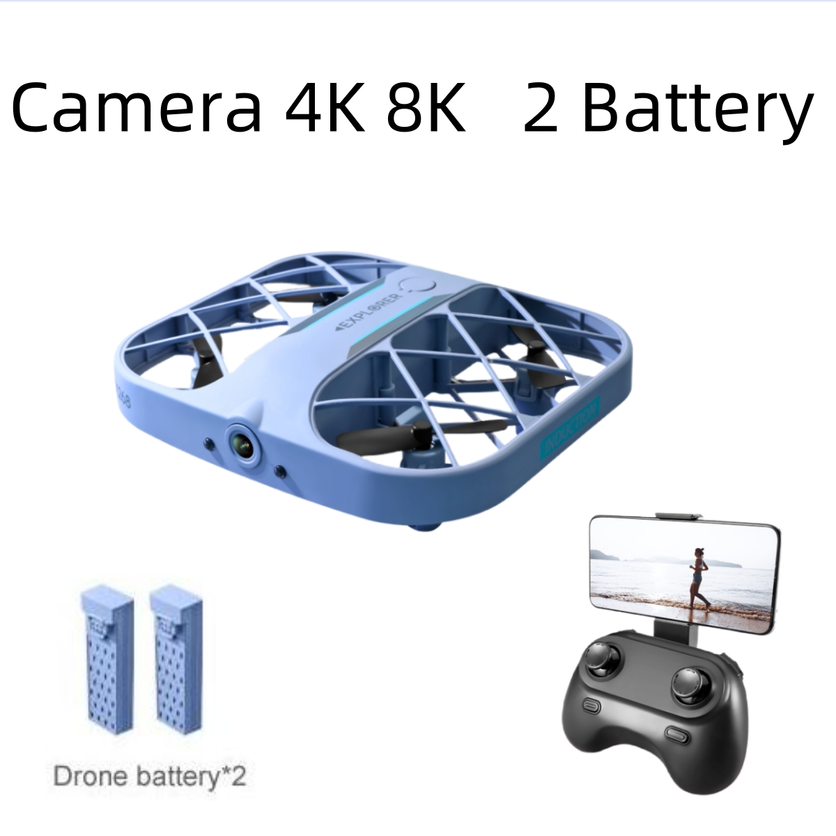 Drone RC JJRC H107 FPV con 2 B - Drone Lidar recensione e prezzo
